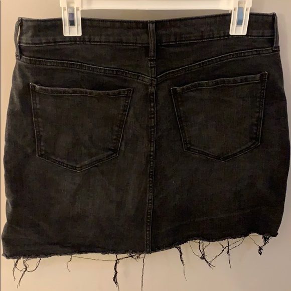 Black Denim Skirt - Picture 2 of 2